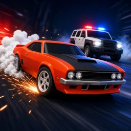 Икона на апликацијата Drift-Aholic: Полициска потера